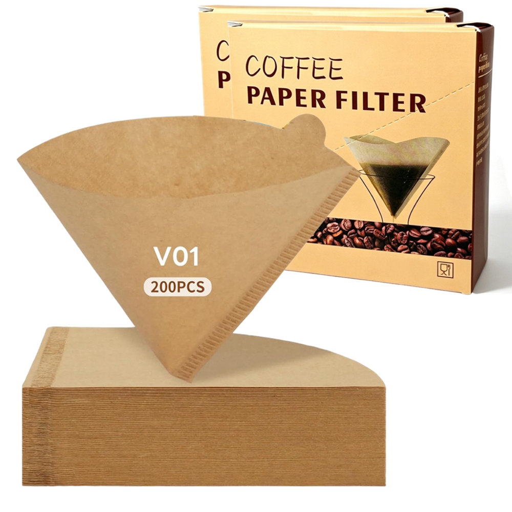 Coffee Equipment Espresso - Filtry do kawy, 200 sztuk, stożkowe