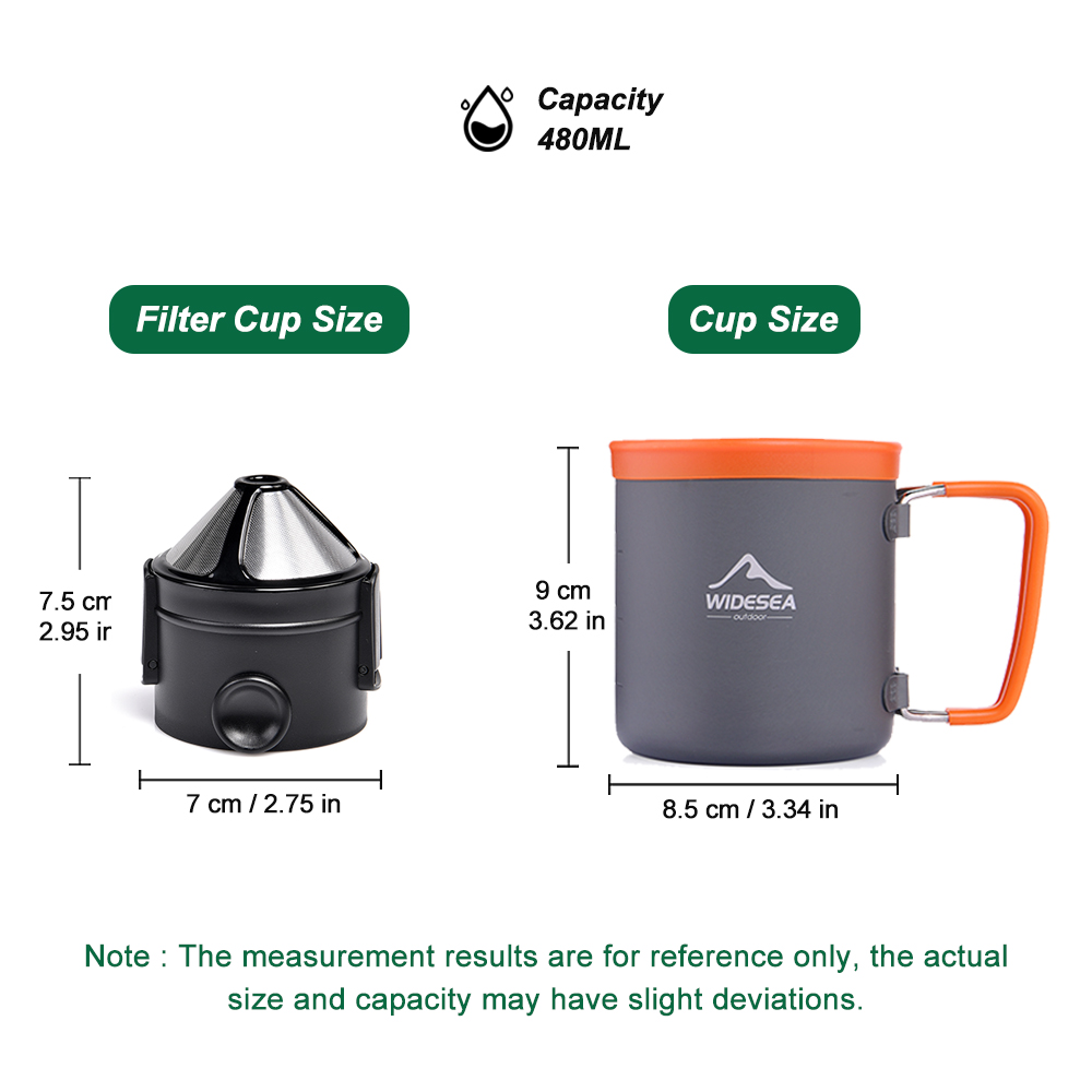 Zestaw naczyń kempingowych, sp – Outdoor Coffee Equipment recenzja i cena