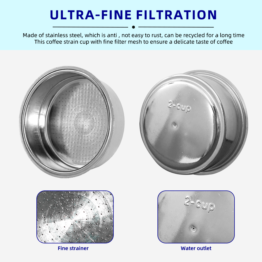 Pod ciśnieniem dwuwarstwowy ko – Coffee Equipment Filter recenzja i cena