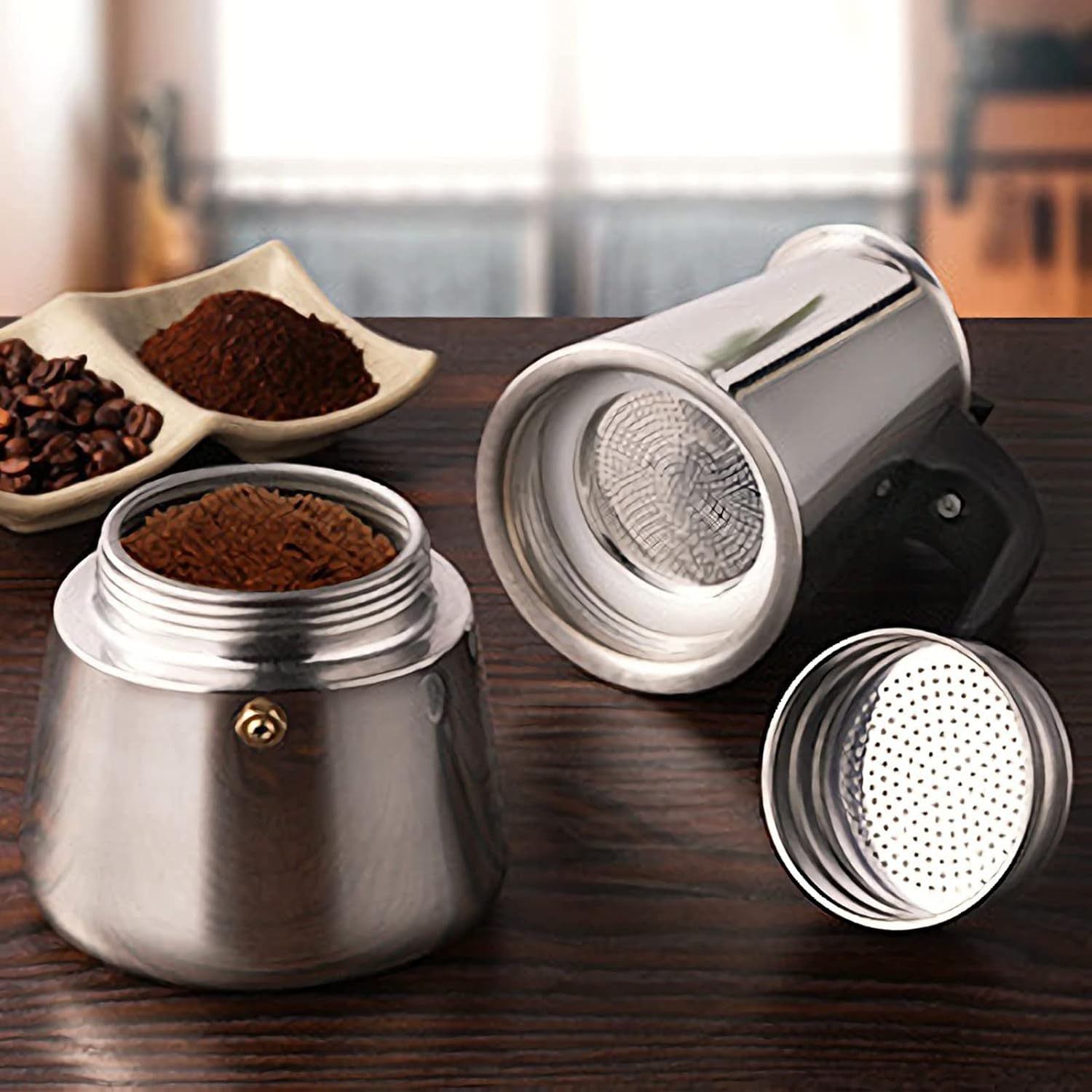 4/6/9 kubki Moka Pot Caffe Mac – Coffee Equipment Espresso recenzja i cena