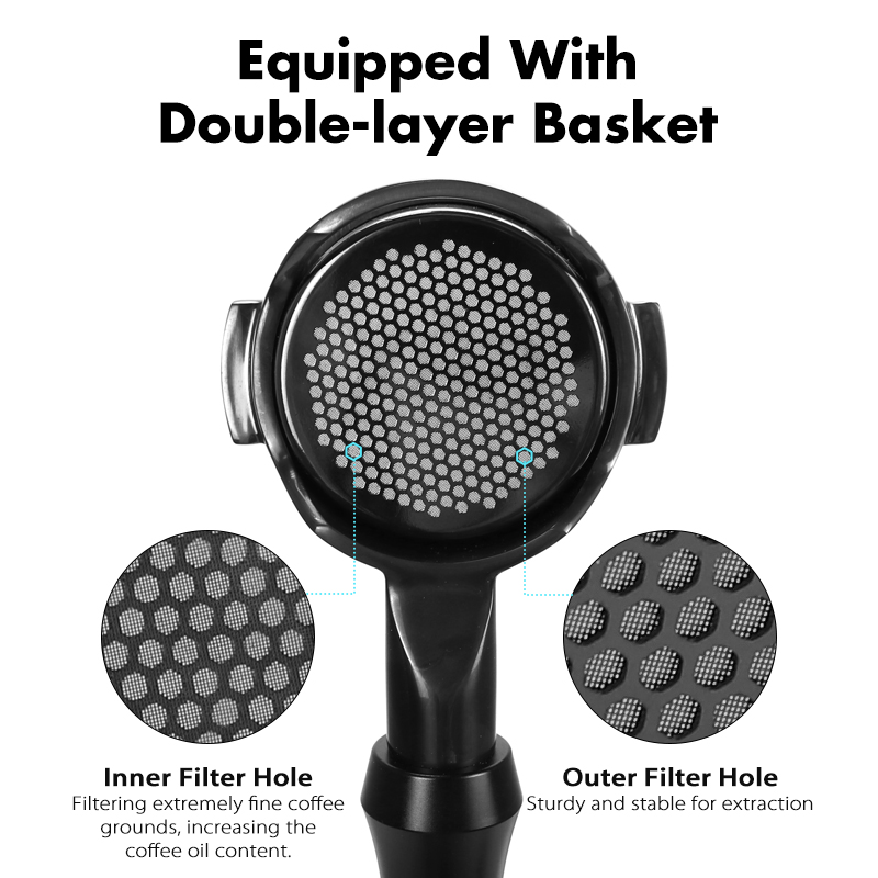 58MM Bezdnny Portafilter do Ka – Coffee Equipment Filter recenzja i cena